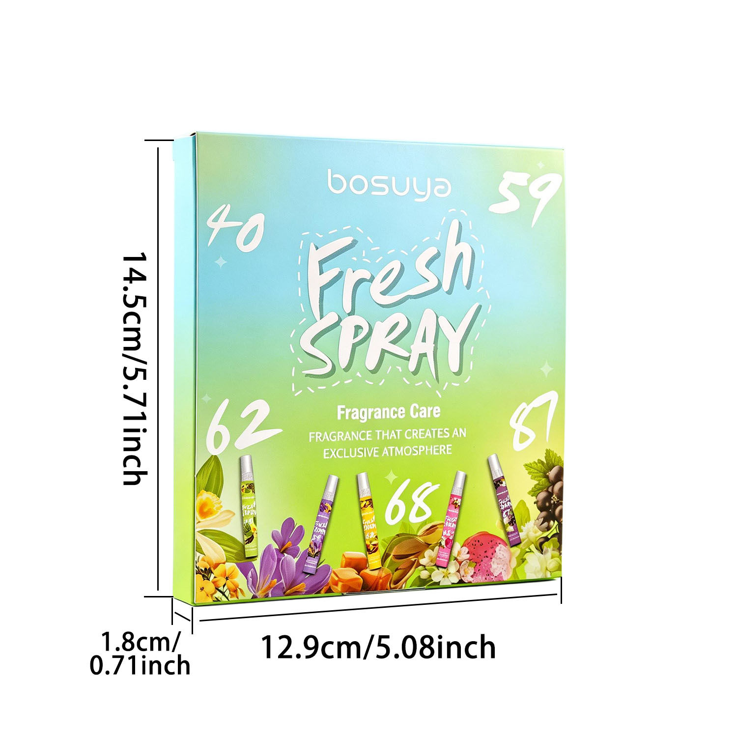 5pcs Set Semprotan Pewangi Bun - Home Fragrance Gift ulasan dan harga