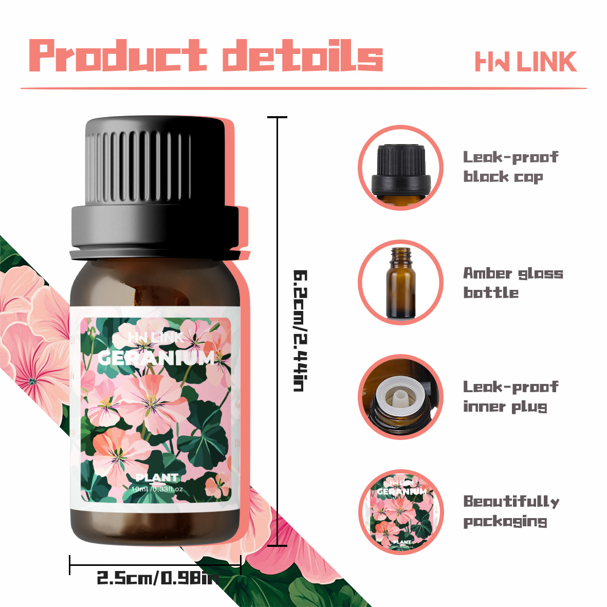 Minyak Esensial Geranium 10ml  - Home Fragrance Gift ulasan dan harga
