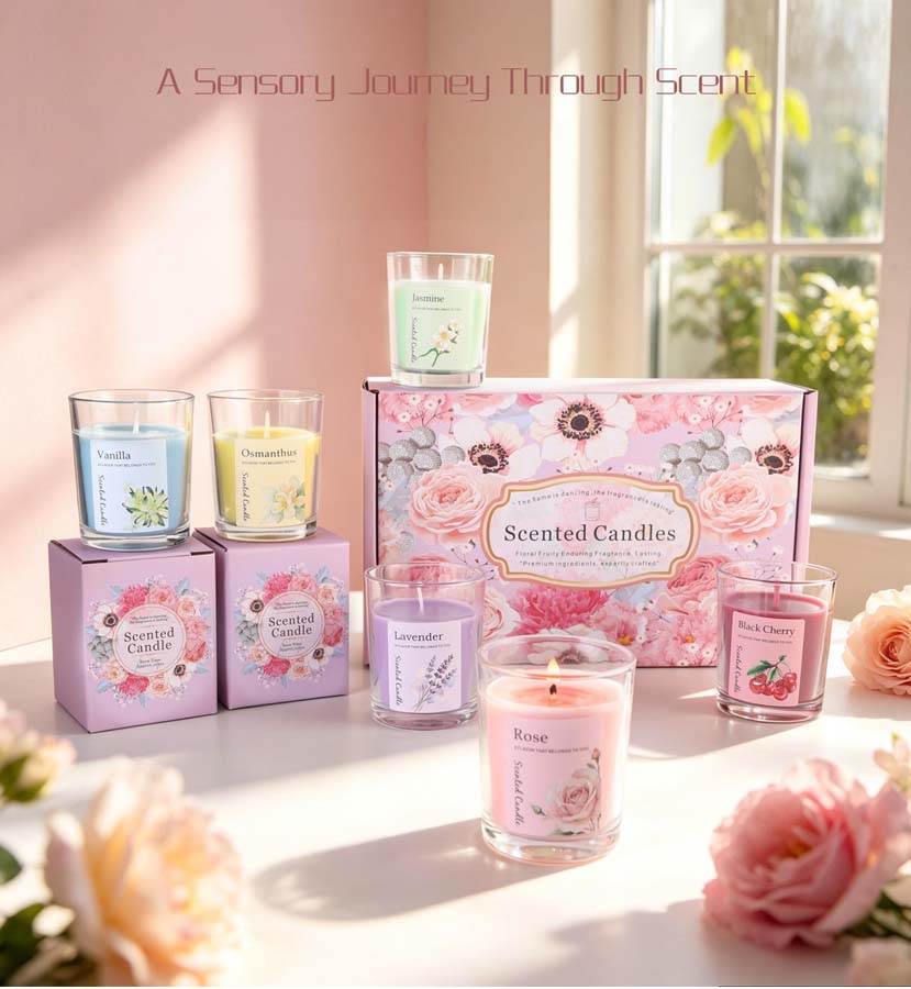 Set Hadiah Lilin Aromaterapi B - Home Fragrance Usa ulasan dan harga